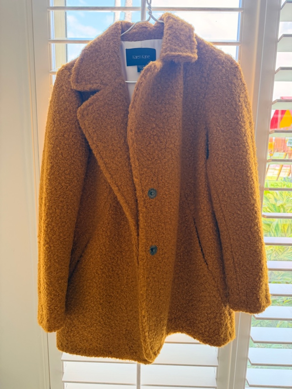 Karen Kane Boucle Coat
